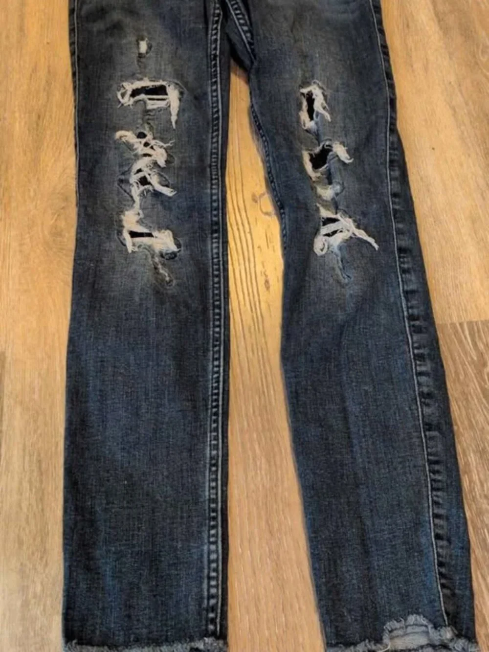 Abercrombie Kids High-Rise Ripped Distressed Jean Leggings Size 13/14